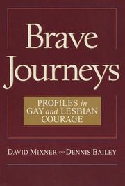 Cover of: Brave Journeys by David B. Mixner, Dennis Bailey