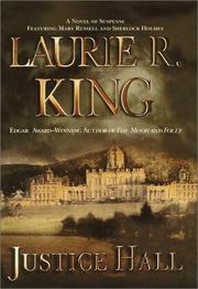 Cover of: Justice Hall by Laurie R. King