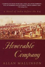 Cover of: Honorable company: a novel of India before the raj