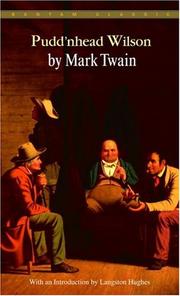 Cover of: Pudd'nhead Wilson (Bantam Classics) by Mark Twain