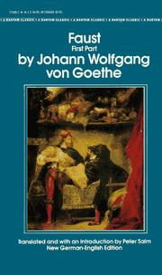 Cover of: Faust (Bantam Classics) by Johann Wolfgang von Goethe