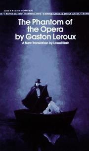 Cover of: The Phantom of the Opera by Gaston Leroux