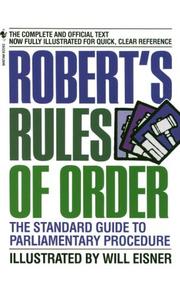 Cover of: Robert's Rules of Order by Will Eisner