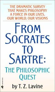 Cover of: From Socrates to Sartre by T. Z. Lavine