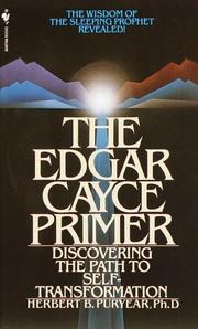 Cover of: The Edgar Cayce Primer by Herbert Puryear