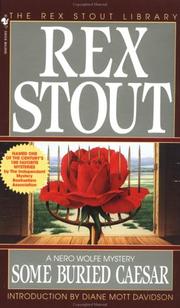 Cover of: rex stout