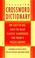 Cover of: The Bantam Crossword Dictionary