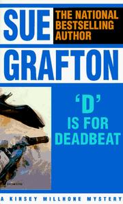 Cover of: D Is for Deadbeat (Kinsey Millhone Mysteries) by Sue Grafton