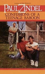 Cover of: Confessions of a Teenage Baboon by Paul Zindel