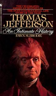 Cover of: Thomas Jefferson: An Intimate History