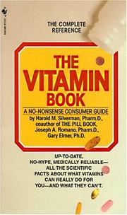 Cover of: Vitamin Book, The by Harold M. Silverman