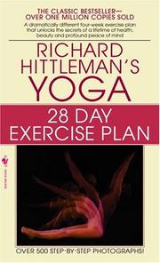 Cover of: Richard Hittleman's Yoga: 28 Day Exercise Plan