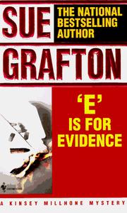 Cover of: "E" is for evidence by Sue Grafton