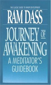 Cover of: Journey of awakening: a meditator's guidebook