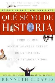 Que Se Yo de Historia by Kenneth C. Davis