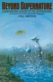 Cover of: Beyond Supernature by Lyall Watson