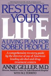 Cover of: Restore Your Life by Anne Geller