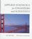 Cover of: Applied statistics for engineers and scientists