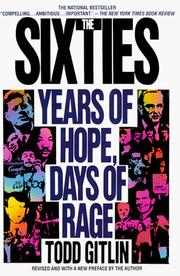 Cover of: The Sixties: Years of Hope, Days of Rage