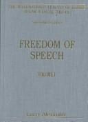 Cover of: Freedom of speech
