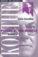 Cover of: Poetry at one remove: essays