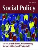 Cover of: Social policy