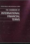 The handbook of international financial terms by Peter Moles
