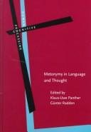 Cover of: Metonymy in language and thought