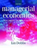 Cover of: Managerial economics