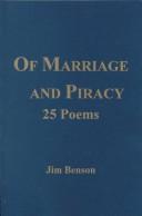 Cover of: Of marriage and piracy: 25 poems