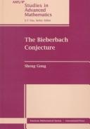 Cover of: The Bieberbach conjecture by Gong, Sheng