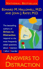 Cover of: Answers to distraction by Edward M. Hallowell