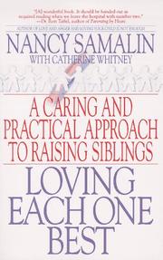 Cover of: Loving Each One Best by Nancy Samalin