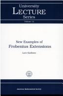 Cover of: New examples of Frobenius extensions