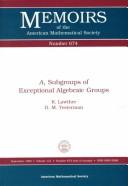Cover of: A₁ subgroups of exceptional algebraic groups