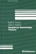 Cover of: Simplicial homotopy theory by Paul Gregory Goerss