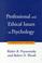 Cover of: Professional and ethical issues in psychology