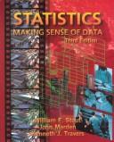 Cover of: Statistics: making sense of data