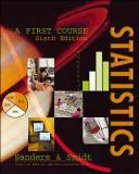 Cover of: Statistics: a first course.
