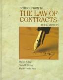 Cover of: An introduction to the law of contracts