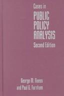 Cases in public policy analysis by George M. Guess