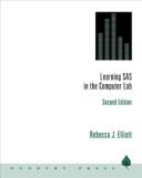 Cover of: Learning SAS in the computer lab by Rebecca J. Elliott