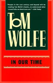 Cover of: In Our Time by Tom Wolfe
