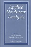 Cover of: Applied nonlinear analysis