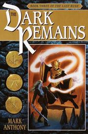 Cover of: The dark remains by Mark Anthony