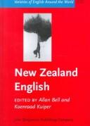 Cover of: New Zealand English by edited by Allan Bell, Koenraad Kuiper.