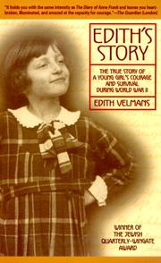 Cover of: Edith's Story by Edith Velmans, Edith Velmans