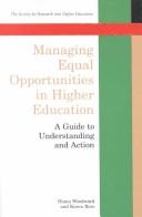 Cover of: Managing equal opportunities in higher education: guide to understanding and action
