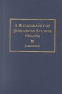 Cover of: A bibliography of Johnsonian studies, 1986-1998