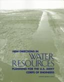 Cover of: New directions in water resources planning for the U.S. Army Corps of Engineers